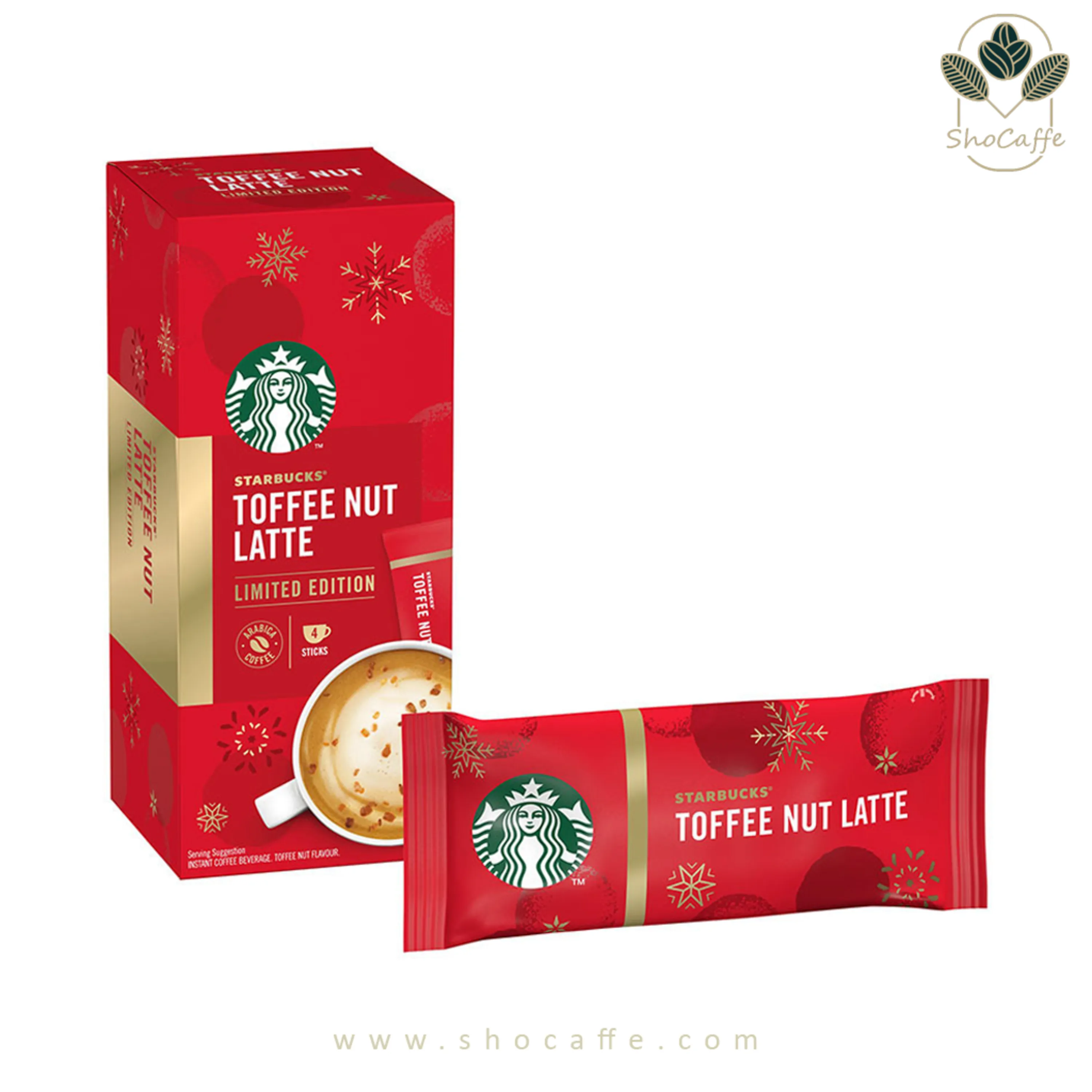 قهوه فوری استارباکس Toffee Nut Latte-طعمی همراه با شیر و شکر